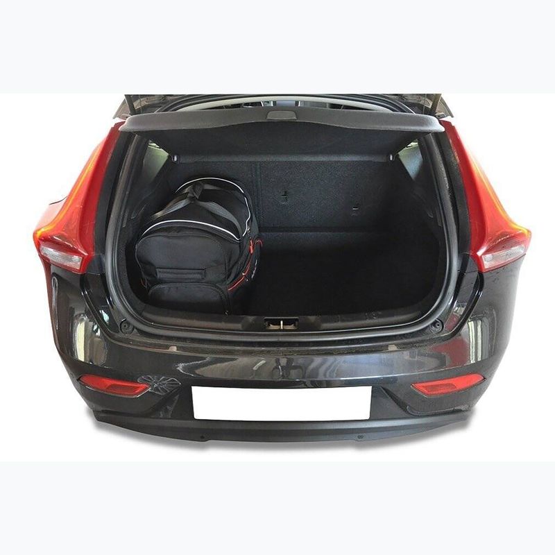 Gepäckträgertaschen-Set KJUST Volvo V40 Hatchback 2012-2019 3 Stk. Schwarz 13