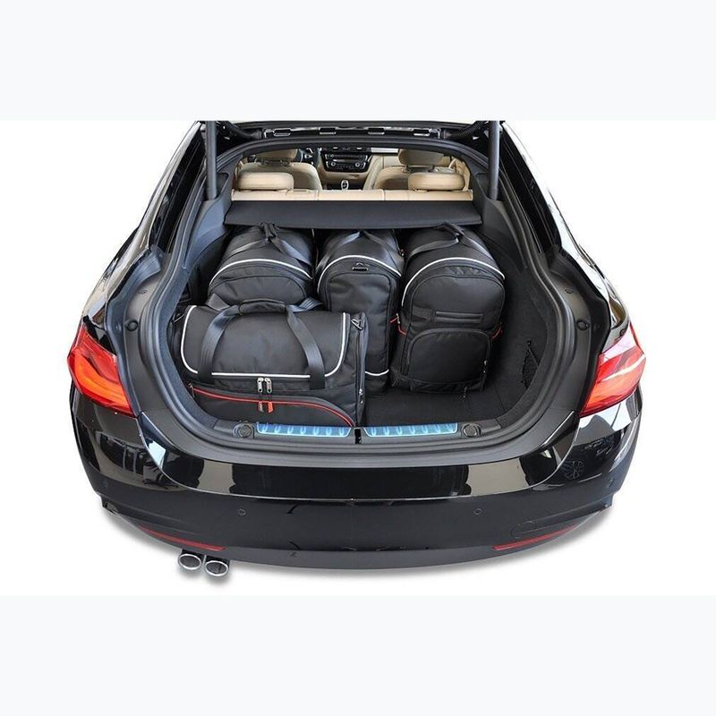 KJUST BMW 4er Gran Coupe 2013-2020 Kofferraumtaschen Set 5 Stück schwarz 14