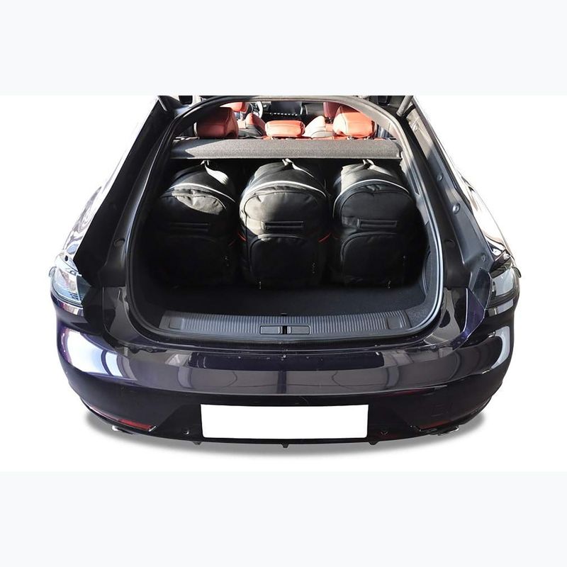 Gepäckträgertaschen-Set KJUST Peugeot 508 2018+ 5 Stk. Schwarz 15