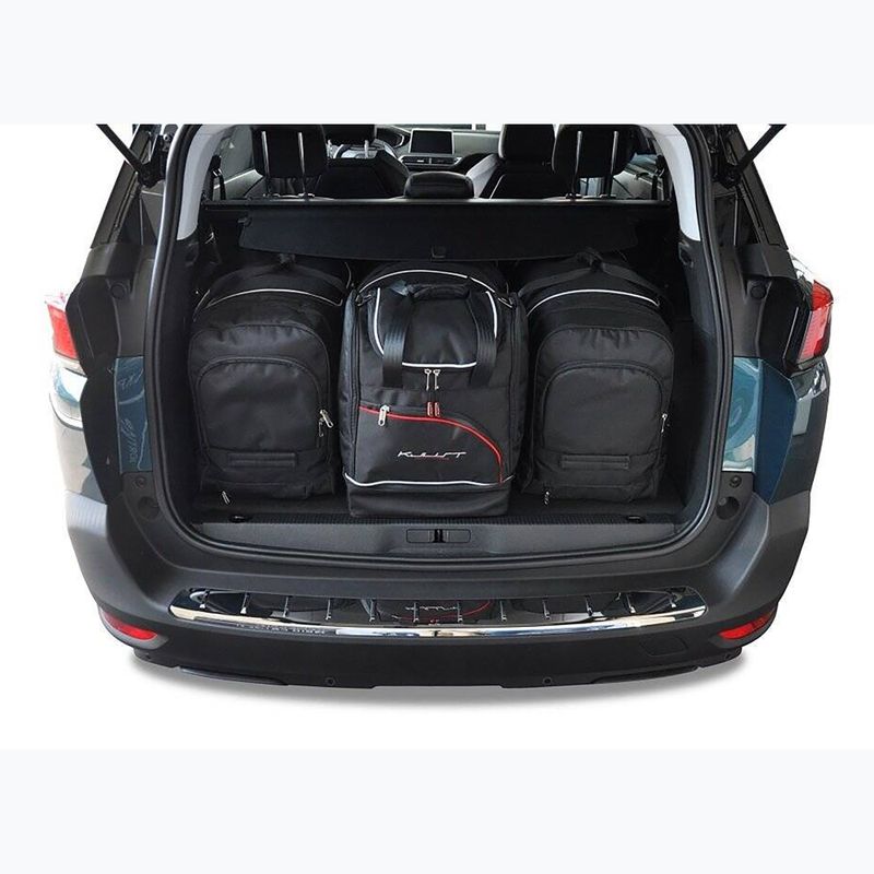 Gepäckträgertaschen-Set KJUST Peugeot 5008 2017+ 4 Stk. Schwarz 11