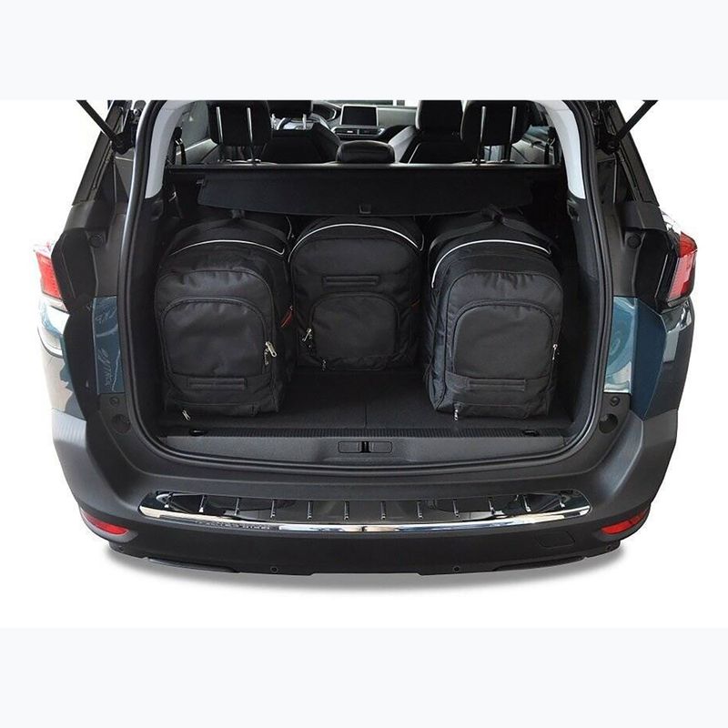Gepäckträgertaschen-Set KJUST Peugeot 5008 2017+ 4 Stk. Schwarz 12
