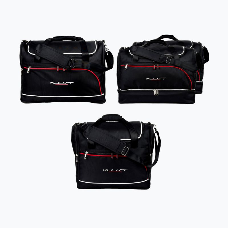 Gepäckträgertaschen-Set KJUST Hyundai I30 Fastback 2017+ 4 Stk black