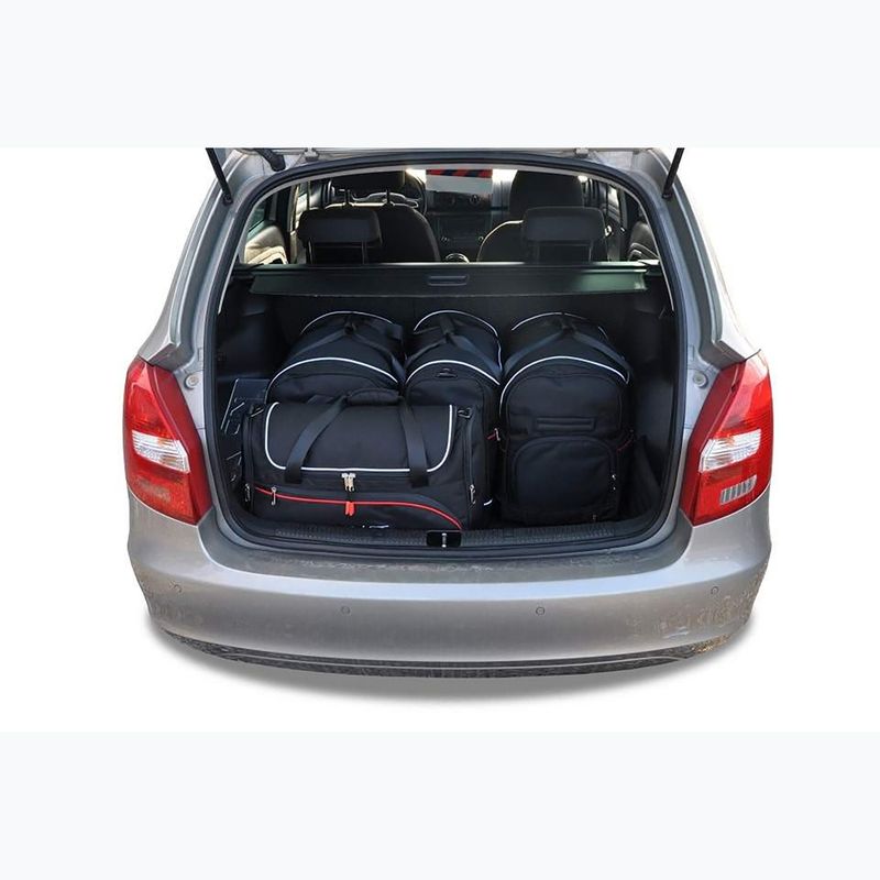 Gepäckträgertaschen-Set KJUST Skoda Fabia Combi 2007-2014 5 Stk. Schwarz 13