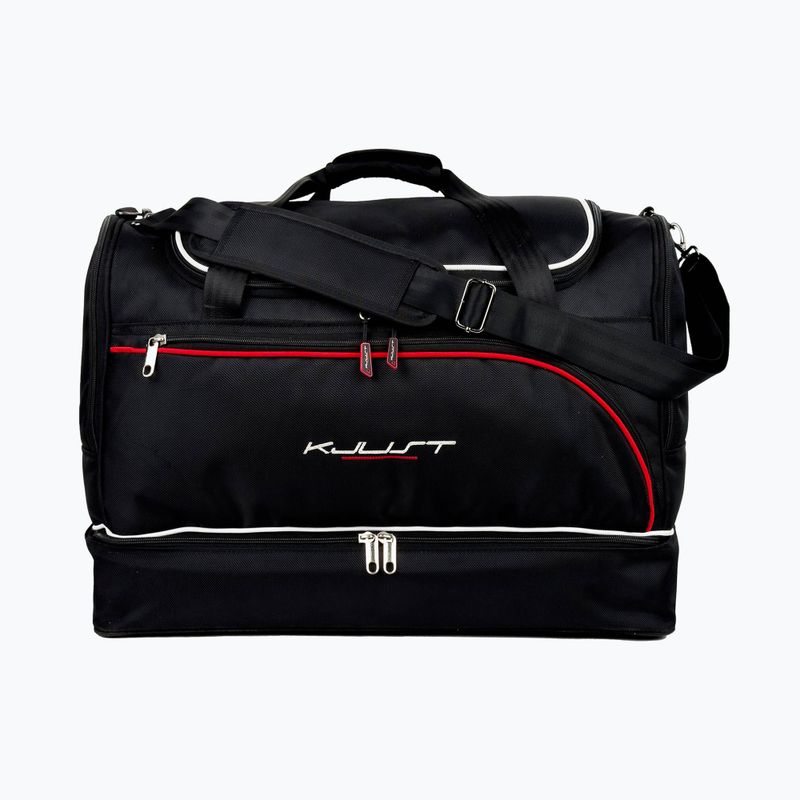 KJUST Audi Q3 Kofferraumtaschen-Set 2018+ 4 Stück schwarz 3