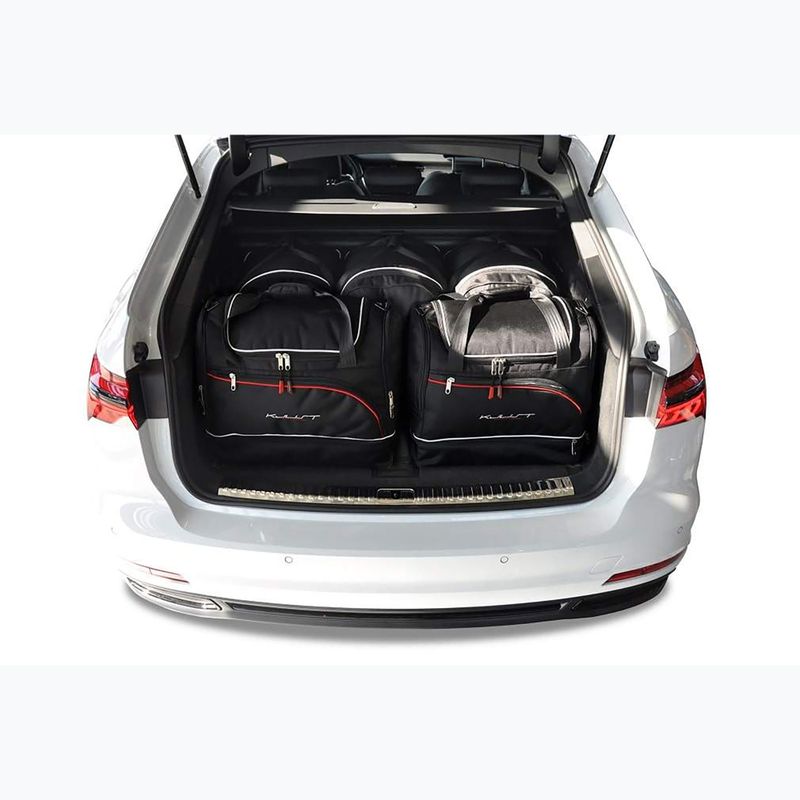 KJUST Audi A6 Avant Kofferraumtaschen-Set 2018+ 5 Stück schwarz 16