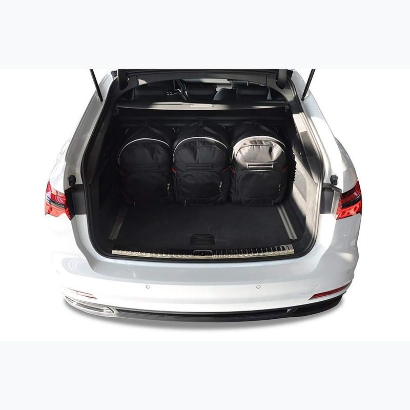 KJUST Audi A6 Avant Kofferraumtaschen-Set 2018+ 5 Stück schwarz 18
