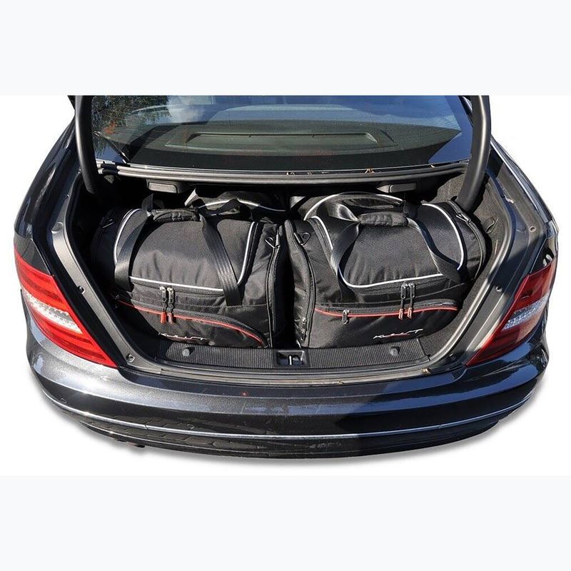 Gepäckträgertaschen-Set KJUST Mercedes-Benz C Coupe 2011-2014 4 Stk. Schwarz 12