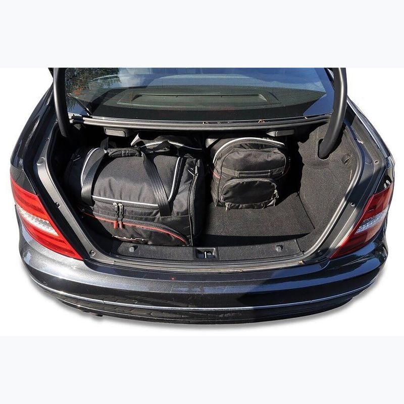 Gepäckträgertaschen-Set KJUST Mercedes-Benz C Coupe 2011-2014 4 Stk. Schwarz 13