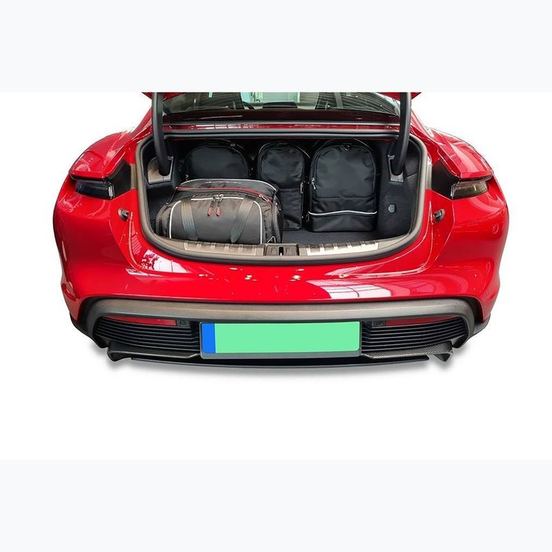 Gepäckträgertaschen-Set KJUST Porsche Taycan 2019+ 5 Stk. Schwarz 12