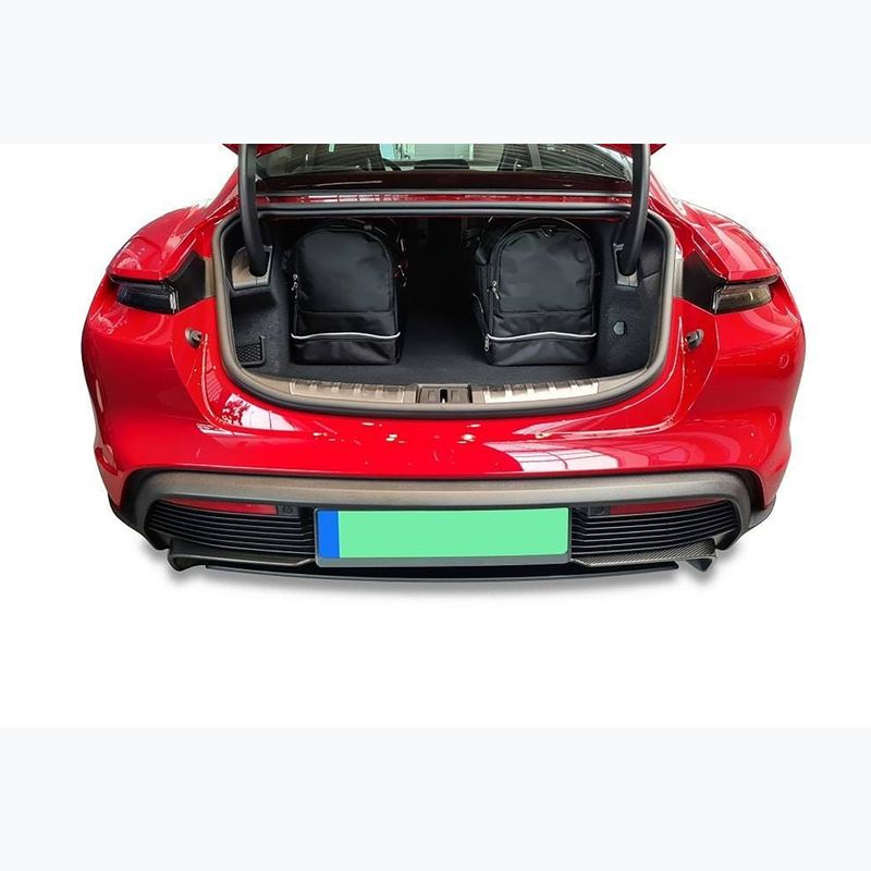 Gepäckträgertaschen-Set KJUST Porsche Taycan 2019+ 5 Stk. Schwarz 14