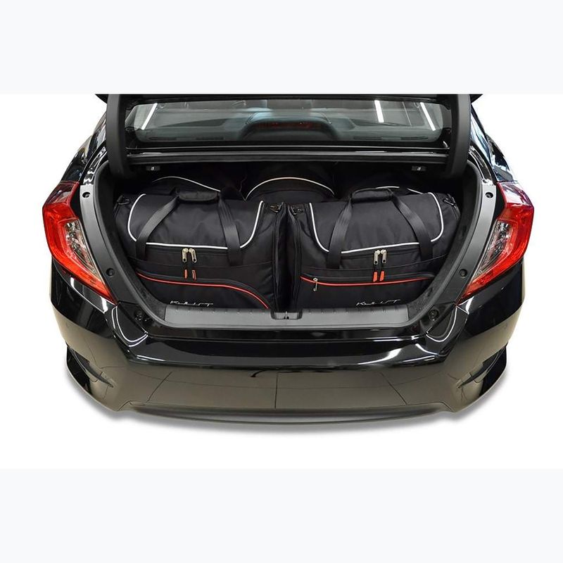 Gepäckträgertaschen-Set KJUST Honda Civic Limousine 2017-2021 5 Stk black 12