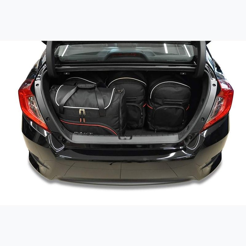 Gepäckträgertaschen-Set KJUST Honda Civic Limousine 2017-2021 5 Stk black 13