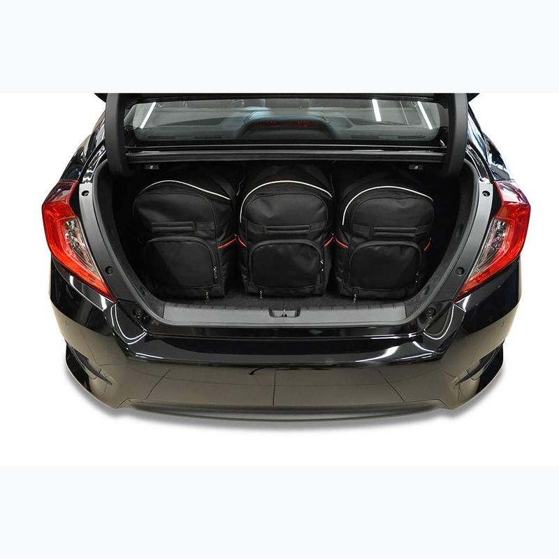 Gepäckträgertaschen-Set KJUST Honda Civic Limousine 2017-2021 5 Stk black 14
