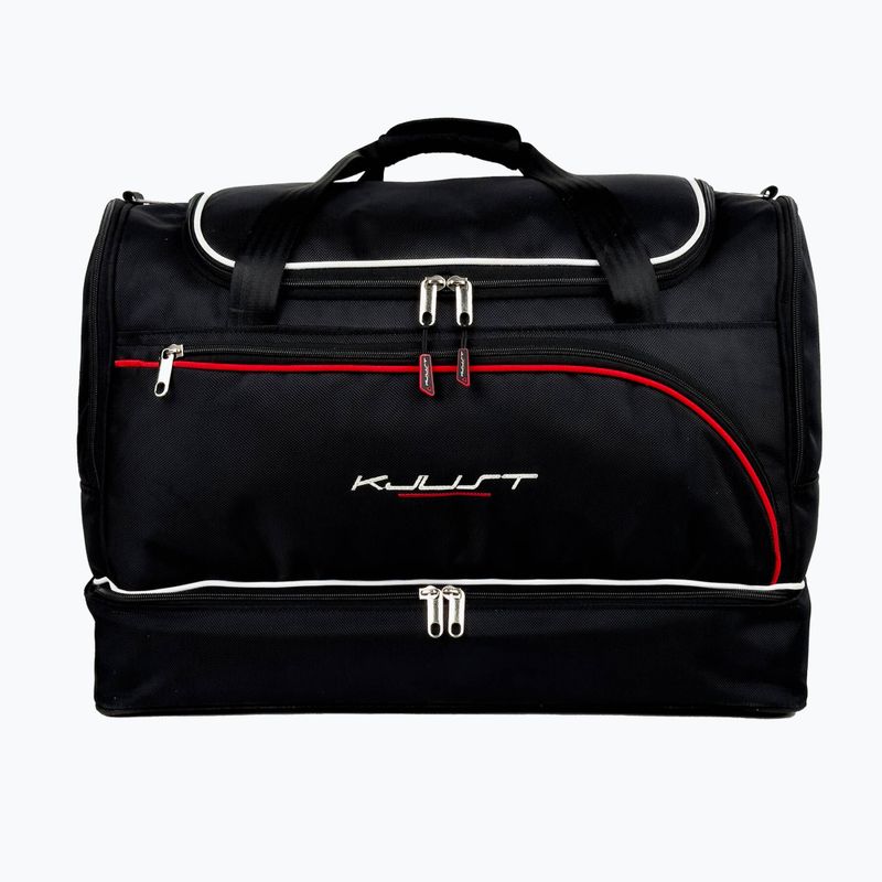 KJUST Audi A1 Kofferraumtaschen Set 2018+ 3 Stück schwarz 2