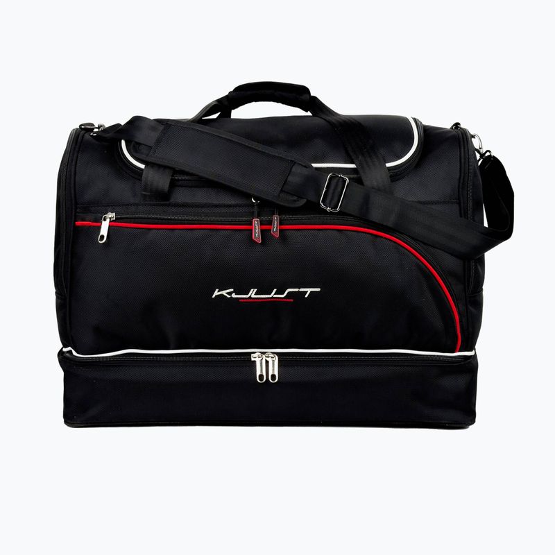 KJUST Audi A1 Kofferraumtaschen Set 2018+ 3 Stück schwarz 3