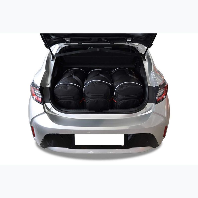 Gepäckträgertaschen-Set KJUST Toyota Corolla Hatchback 2019+ 3 Stk. Schwarz 12