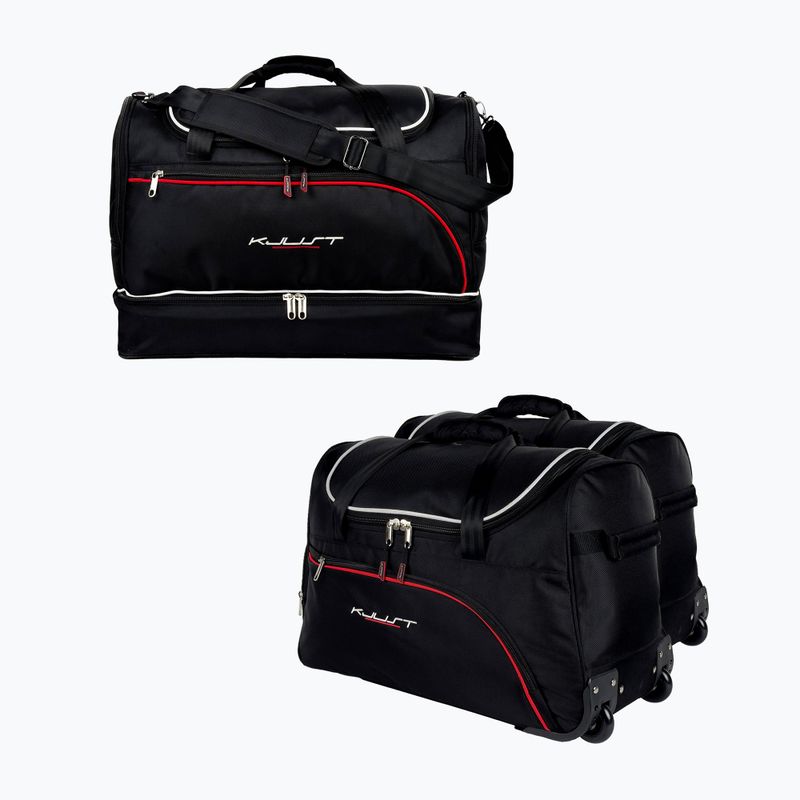 Gepäckträgertaschen-Set KJUST Toyota Corolla Hatchback 2019+ 3 Stk. Schwarz