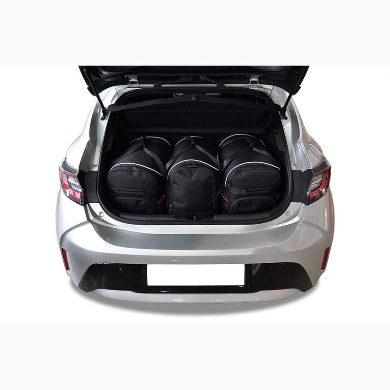 Gepäckträgertaschen-Set KJUST Toyota Corolla Hatchback 2019+ 3 Stk. Schwarz 14