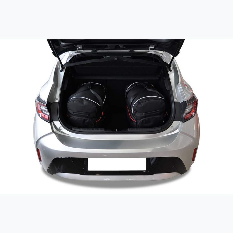 Gepäckträgertaschen-Set KJUST Toyota Corolla Hatchback 2019+ 3 Stk. Schwarz 15