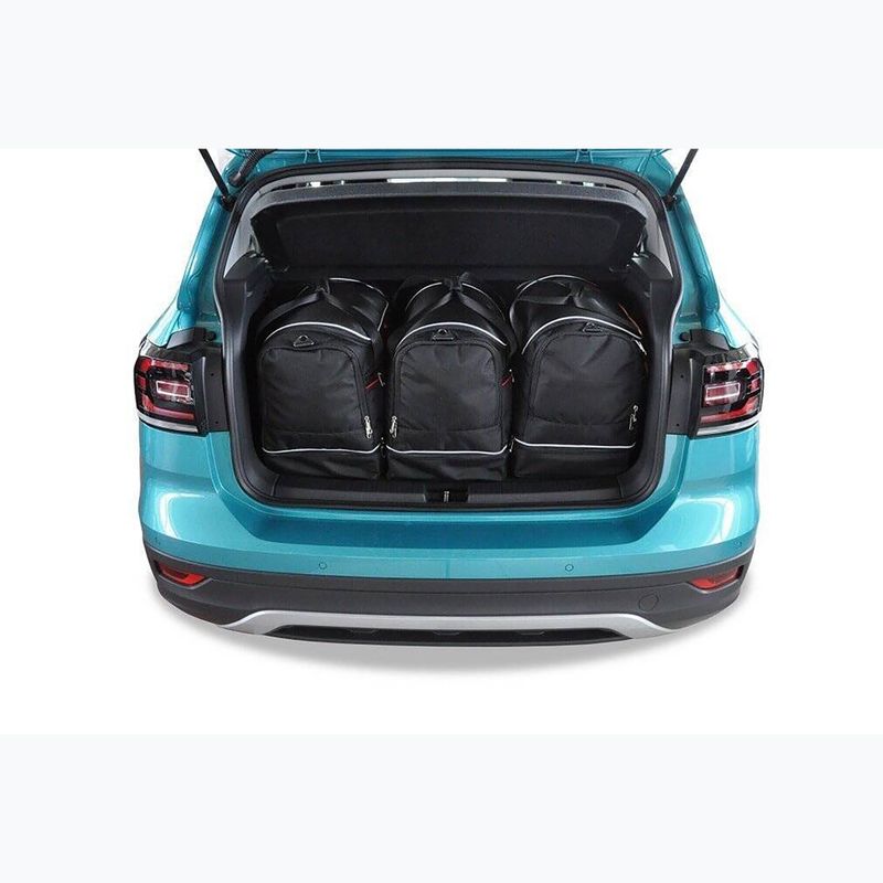 Gepäckträgertaschen-Set KJUST Volkswagen T-Cross 2018+ 3 Stk. Schwarz 14