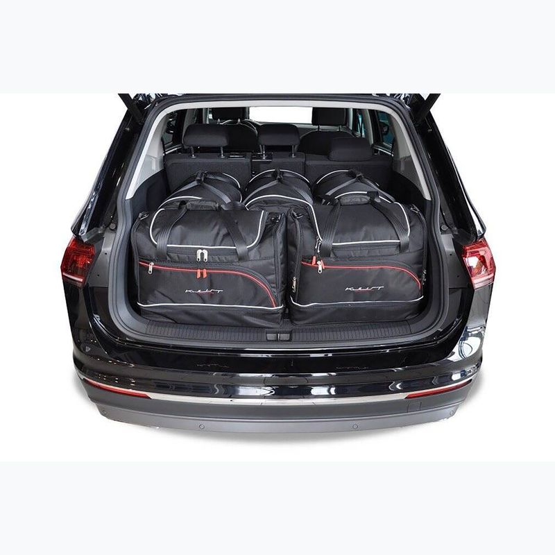 Gepäckträgertaschen-Set KJUST Volkswagen Tiguan Allspace 2017+ 5 Stk. Schwarz 14