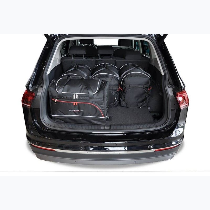 Gepäckträgertaschen-Set KJUST Volkswagen Tiguan Allspace 2017+ 5 Stk. Schwarz 15