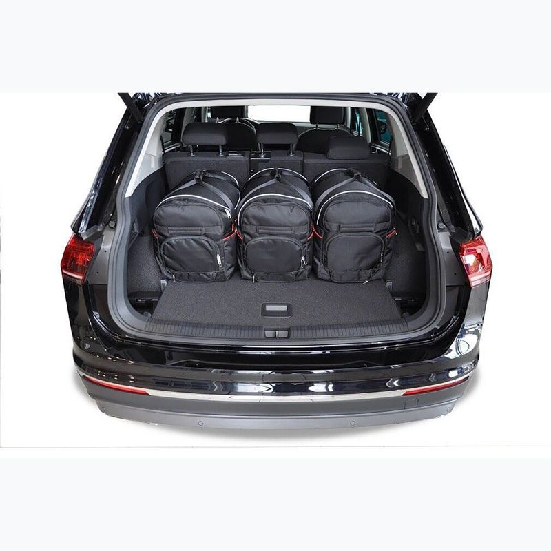 Gepäckträgertaschen-Set KJUST Volkswagen Tiguan Allspace 2017+ 5 Stk. Schwarz 16