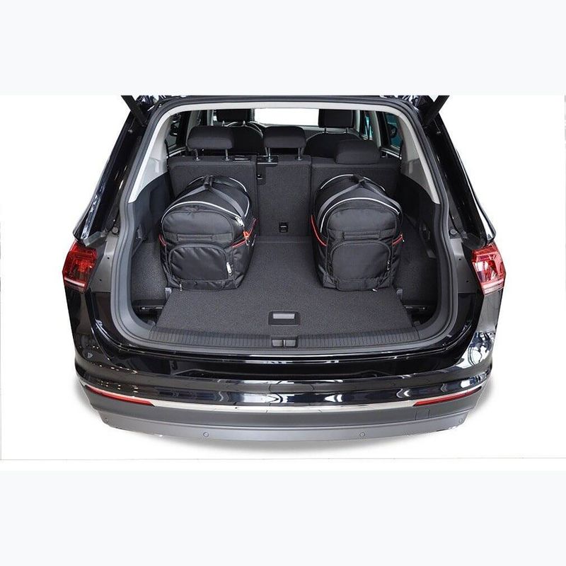 Gepäckträgertaschen-Set KJUST Volkswagen Tiguan Allspace 2017+ 5 Stk. Schwarz 17