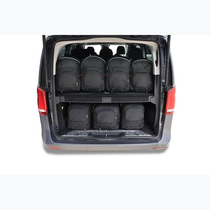 Gepäckträgertaschen-Set KJUST Mercedes-Benz V Extra Long 2014+ 7 Stk. Schwarz 8