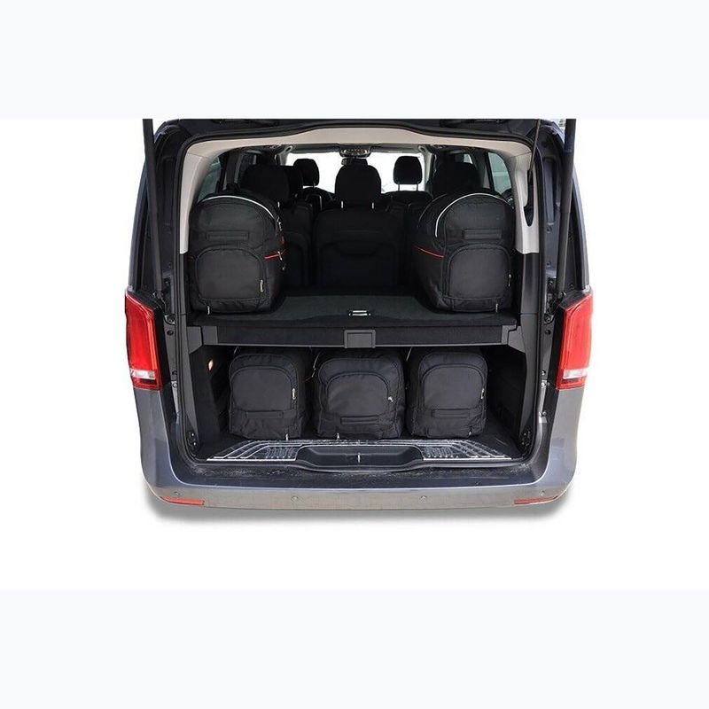 Gepäckträgertaschen-Set KJUST Mercedes-Benz V Extra Long 2014+ 7 Stk. Schwarz 9