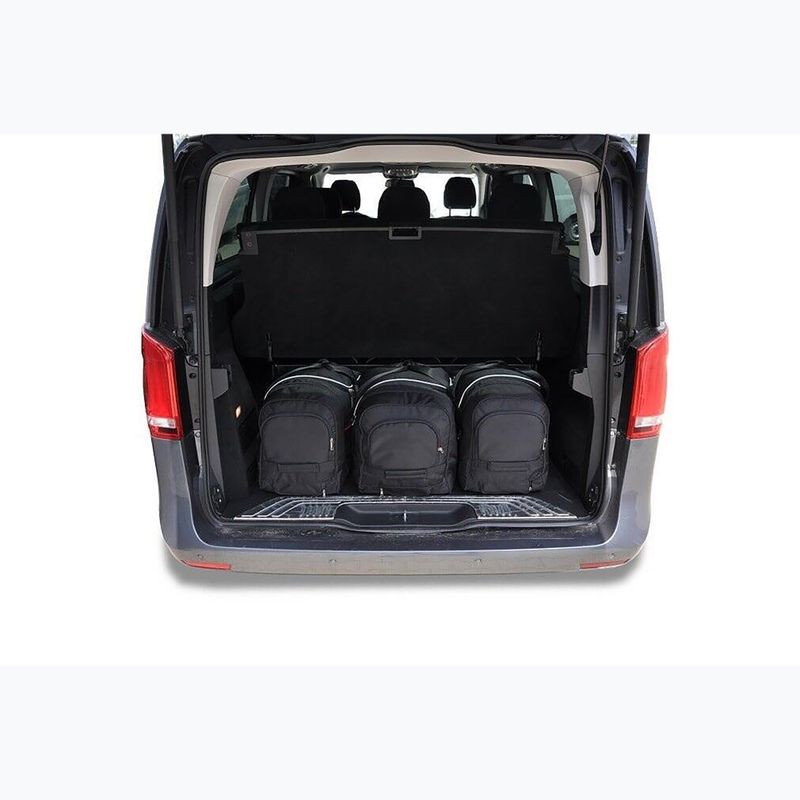 Gepäckträgertaschen-Set KJUST Mercedes-Benz V Extra Long 2014+ 7 Stk. Schwarz 10