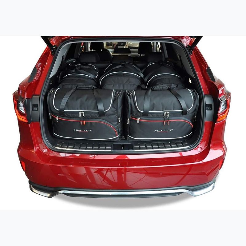 Gepäckträgertaschen-Set KJUST Lexus Rx L Hev 2018-2021 5 Stk. Schwarz 14