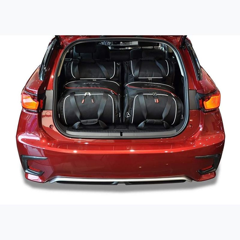 Gepäckträgertaschen-Set KJUST Lexus Ct 2010-2021 4 Stk black 12