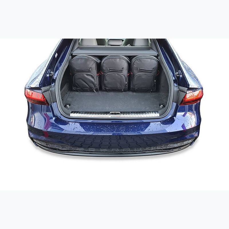 KJUST Audi A7 Phev Kofferraumtaschen Set 2019+ 5 Stück schwarz 16