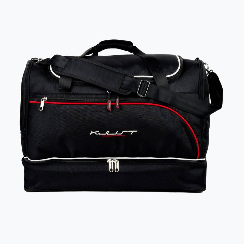 KJUST Audi A3 Sportback Kofferraumtaschen Set 2020+ 3 Stück schwarz 2