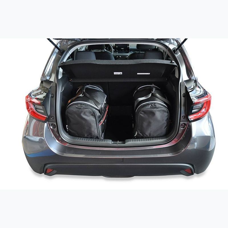Gepäckträgertaschen-Set KJUST Toyota Yaris 2019+ 3 Stk. Schwarz 15