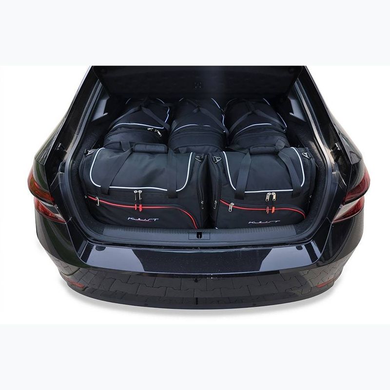 Gepäckträgertaschen-Set KJUST Skoda Superb Iv Liftback Plug-In Hybrid 2019+ 5 Stk. Schwarz 11