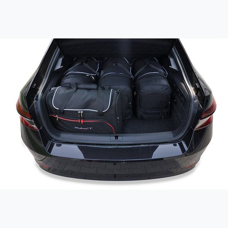 Gepäckträgertaschen-Set KJUST Skoda Superb Iv Liftback Plug-In Hybrid 2019+ 5 Stk. Schwarz 12