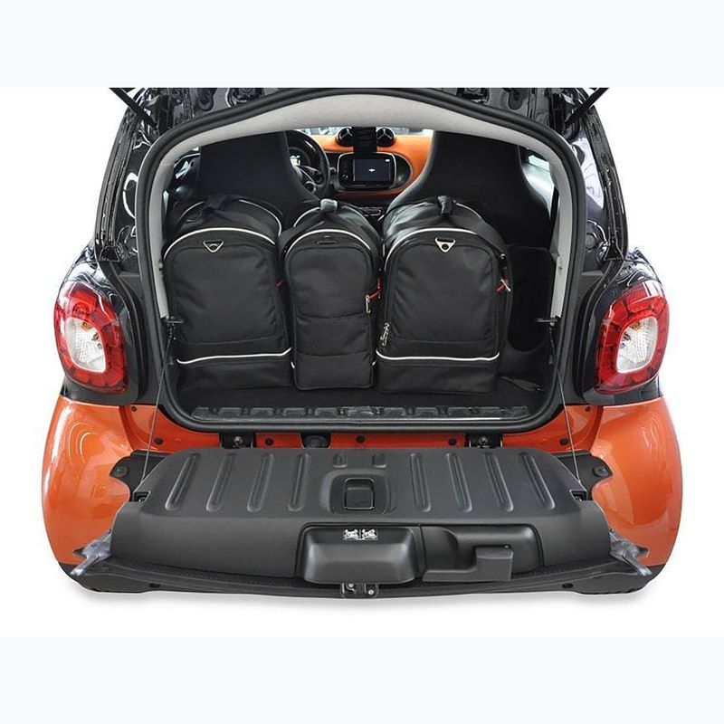 Gepäckträgertaschen-Set KJUST Smart Fortwo Coupe Ev 2020+ 3 Stk. Schwarz 14