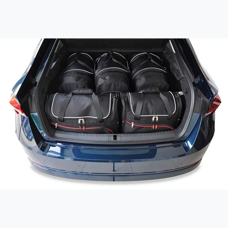 Gepäckträgertaschen-Set KJUST Skoda Octavia Liftback 2020+ 5 Stk. Schwarz 11