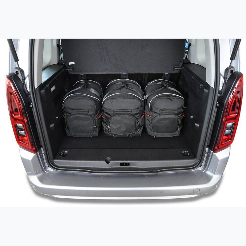 Gepäckträgertaschen-Set KJUST Opel Combo 2018+ 6 Stk. Schwarz 13