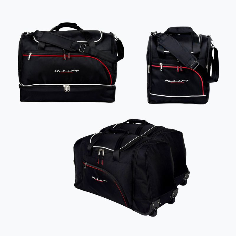 Gepäckträgertaschen-Set KJUST Mitsubishi Asx 2010-2021 4 Stk. Schwarz