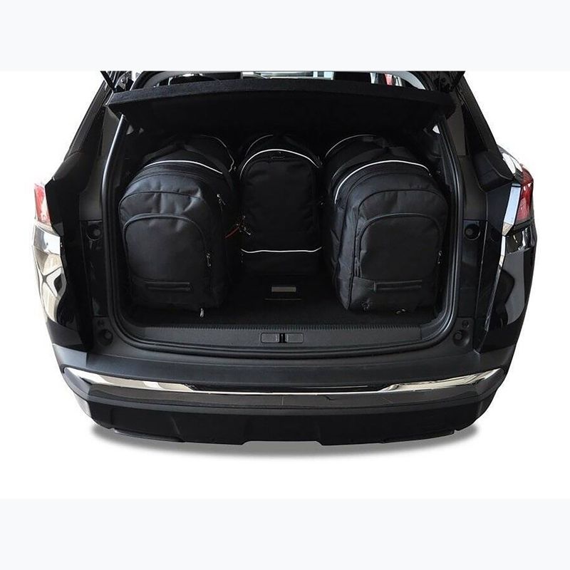 Gepäckträgertaschen-Set KJUST Peugeot 3008 Hybrid Phev 2019+ 4 Stk. Schwarz 14