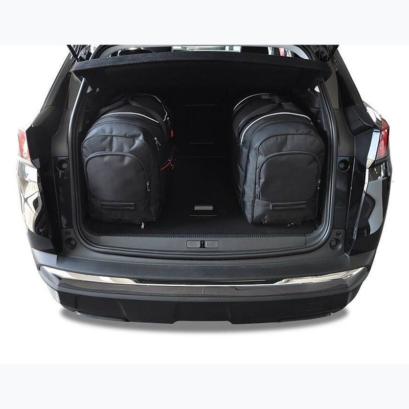 Gepäckträgertaschen-Set KJUST Peugeot 3008 Hybrid Phev 2019+ 4 Stk. Schwarz 15