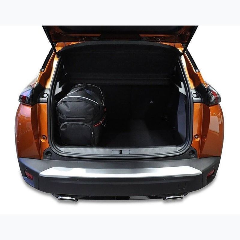 Gepäckträgertaschen-Set KJUST Peugeot 2008 2019+ 3 Stk. Schwarz 12