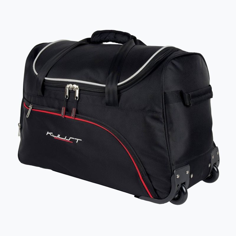 Gepäckträgertaschen-Set KJUST Peugeot 2008 2019+ 3 Stk. Schwarz 4