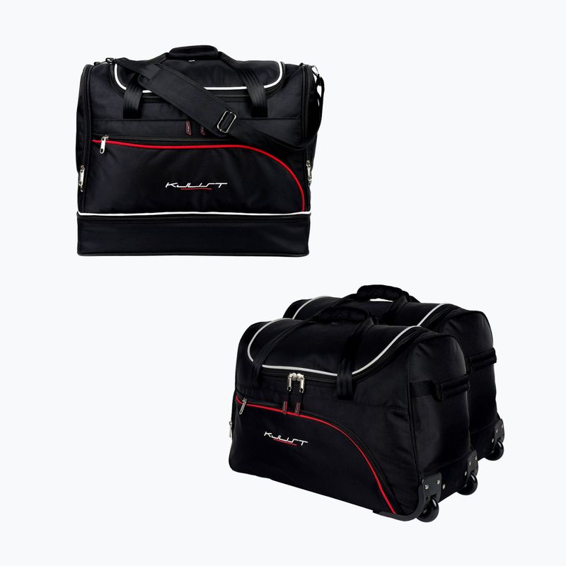 Gepäckträgertaschen-Set KJUST Renault Captur 2019+ 3 Stk. Schwarz