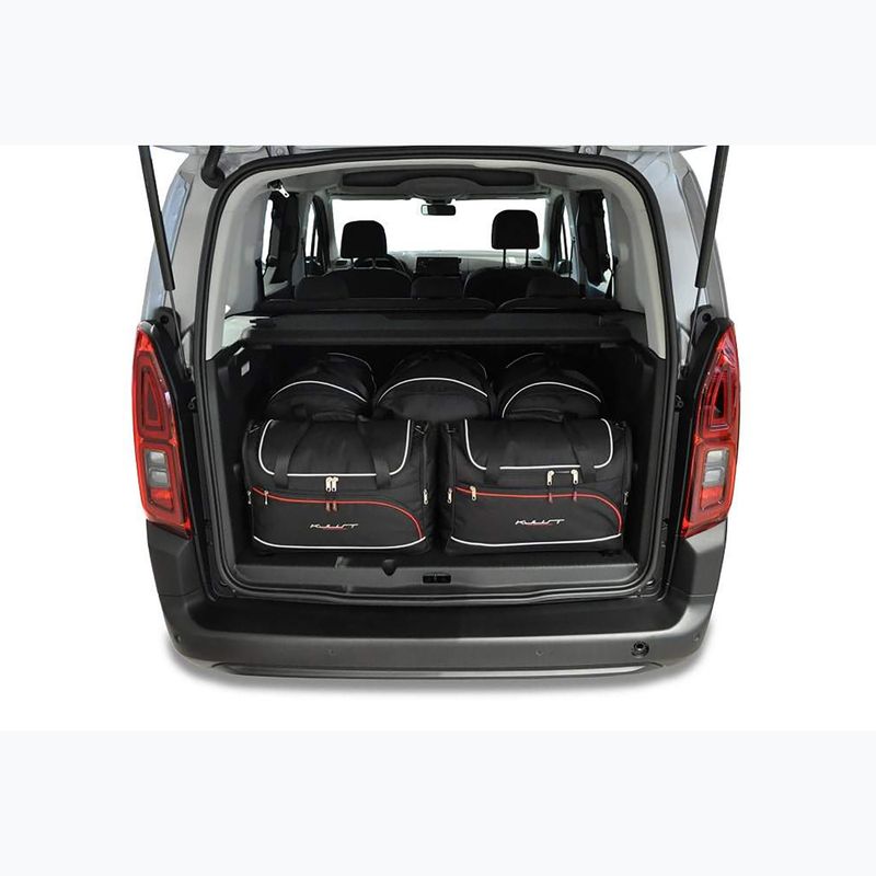 Gepäckträgertaschen-Set KJUST Citroen Berlingo M 2018+ 5 Stk black 12