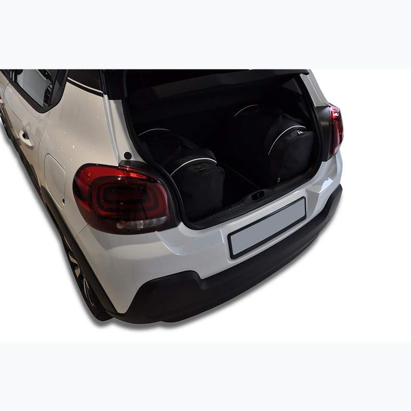 Gepäckträgertaschen-Set KJUST Citroen C3 Hatchback 2016+ 3 Stk black 13