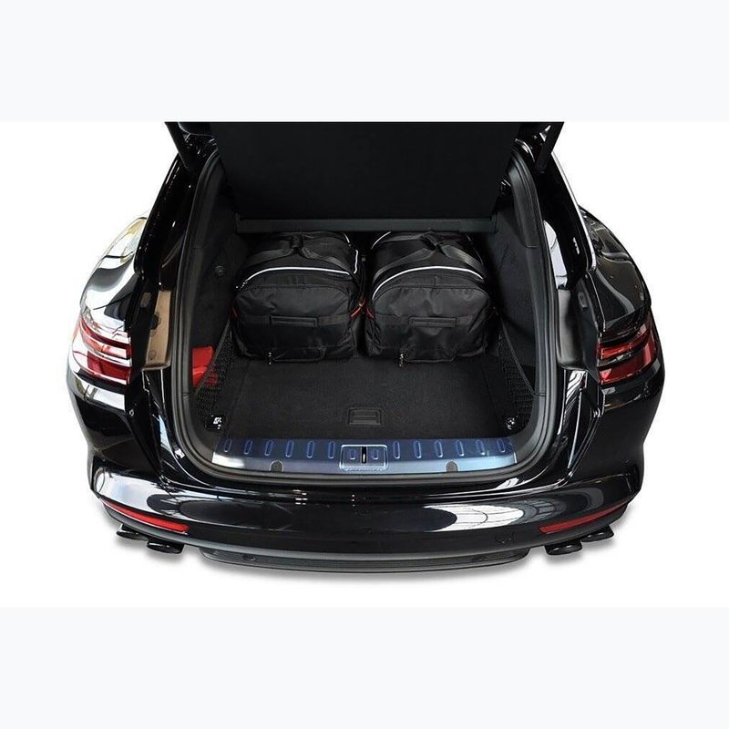 Gepäckträgertaschen-Set KJUST Porsche Panamera St E-Hybrid 2017+ 4 Stk. Schwarz 14